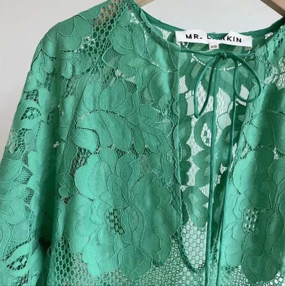 Mr. Larkin Lola Dress In Green - Picture 12 of 12